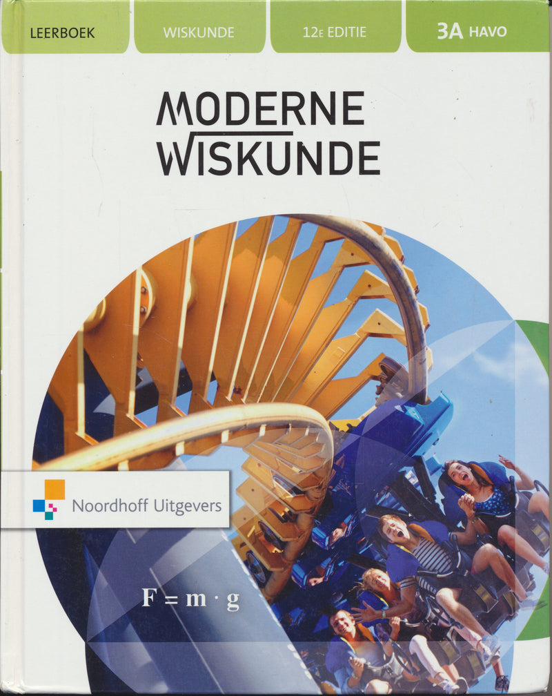Moderne Wiskunde 12e editie Leerboek 3A HAVO 9789001883126