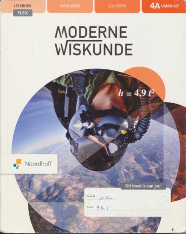 Moderne Wiskunde 12e editie Flex Leerboek 4A VMBO-GT