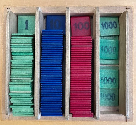 Montessori Kistje cijferfiches (zie omschrijving)