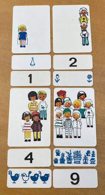 Montessori Tellen met kindjes (zie foto)
