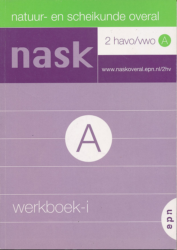 Natuur- en scheikunde overal 2 Havo/VWO A werkboek-i