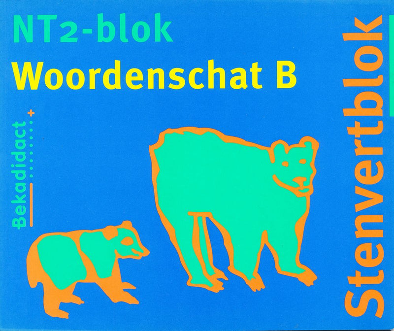 Stenvert NT2-blok woordenschat B (per stuk)