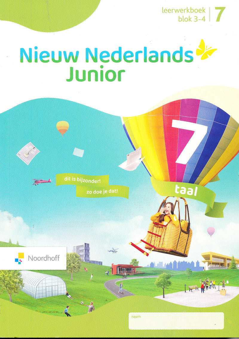 Nieuw Nederlands Junior Taal leerwerkboek blok 3-4 groep 7 (per stuk)