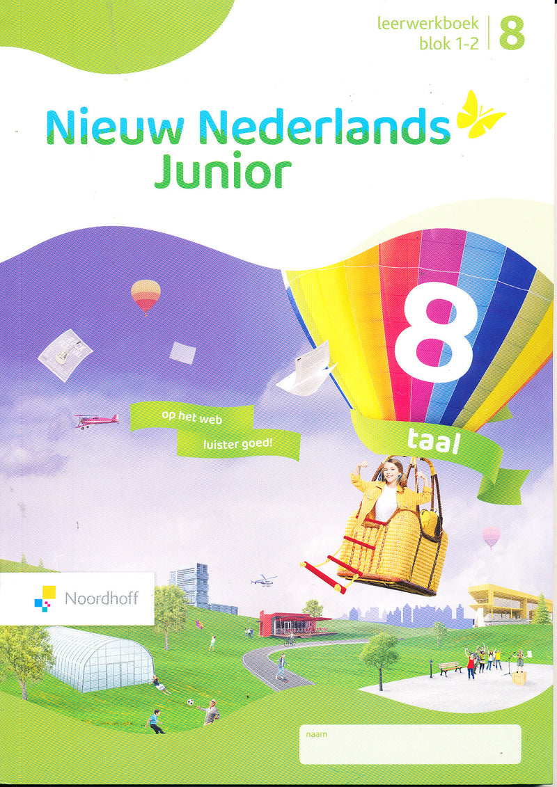 Nieuw Nederlands Junior Taal leerwerkboek blok 1-2 groep 8 (per stuk)