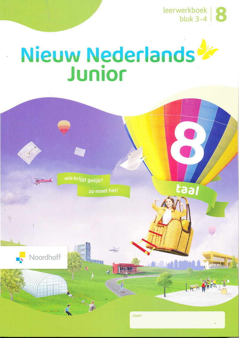 Nieuw Nederlands Junior Taal leerwerkboek blok 3-4 groep 8 (per stuk)