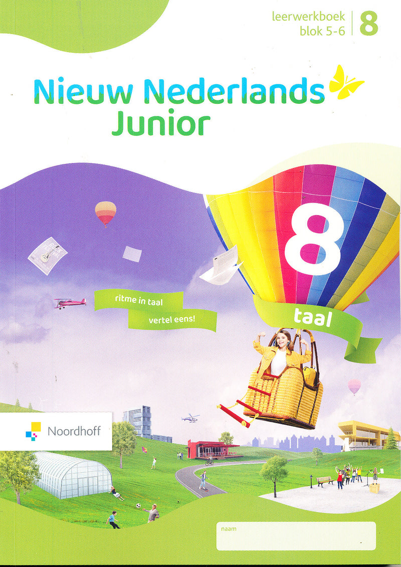 Nieuw Nederlands Junior Taal leerwerkboek blok 5-6 groep 8 (per stuk)
