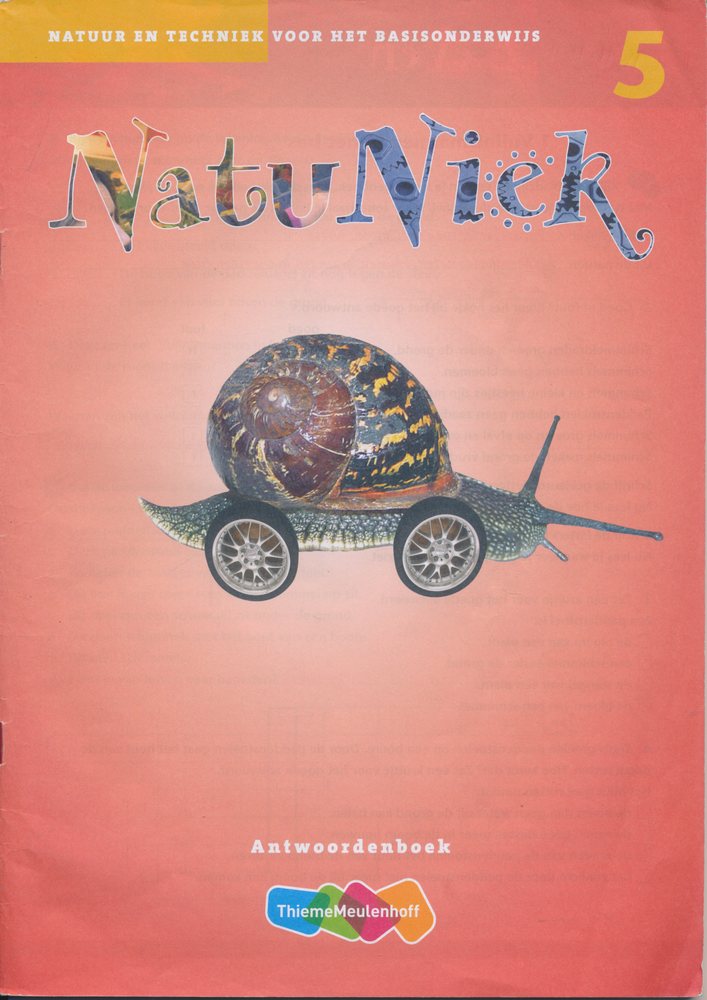 Natuniek Antwoordenboek groep 5 gekleurd.