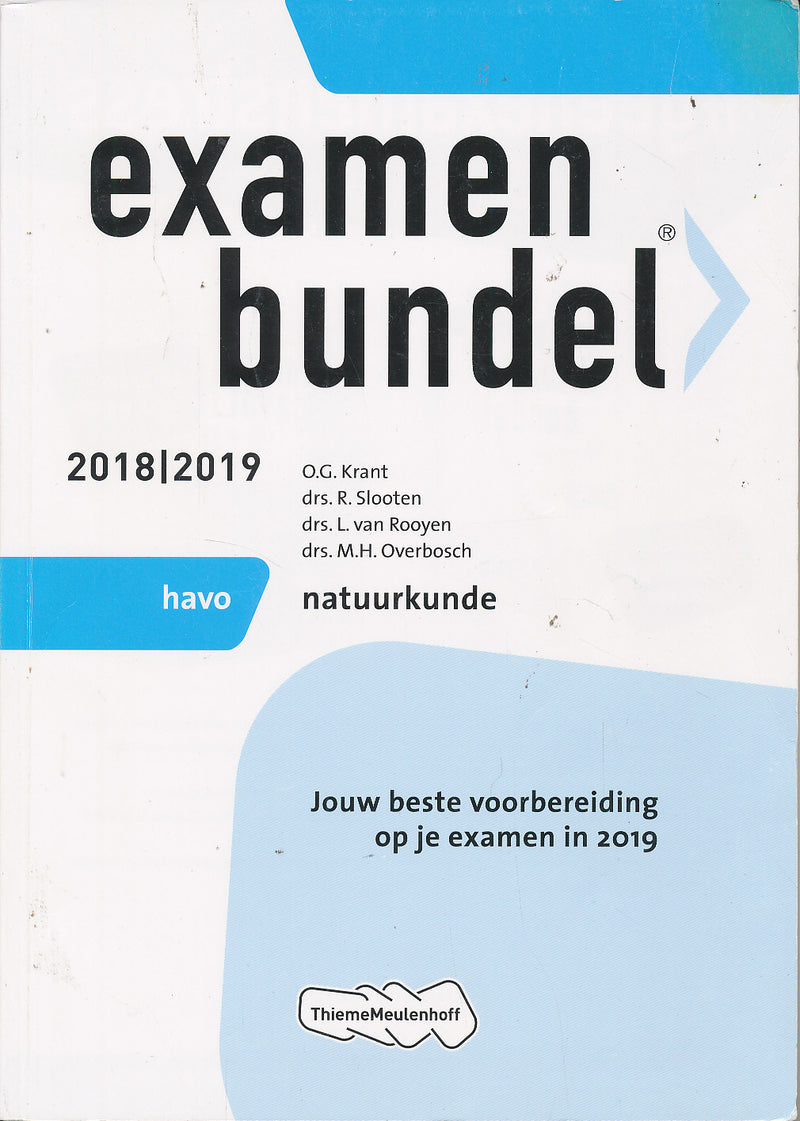 Examenbundel Natuurkunde Havo 2018/2019