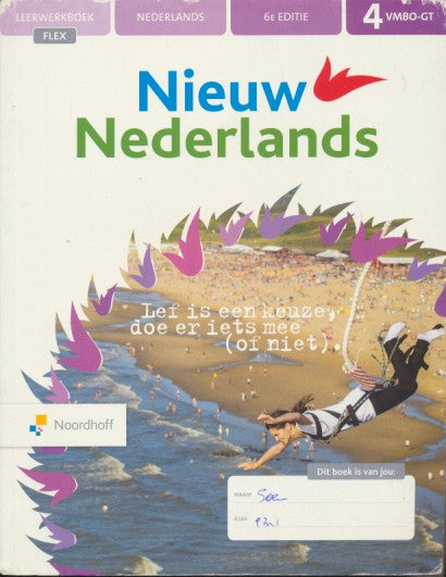 Nieuw Nederlands 6e editie Leerwerkboek 4 VMBO-GT