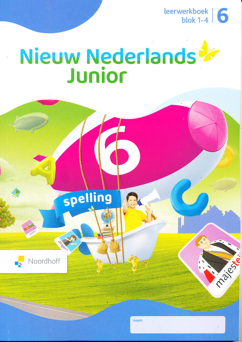 Nieuw Nederlands Junior Spelling leerwerkboek blok 1-4 groep 6