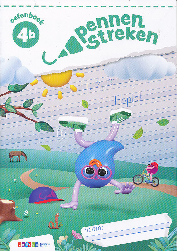 Pennenstreken versie 3 Oefenboek Blokletters 4B (per stuk)