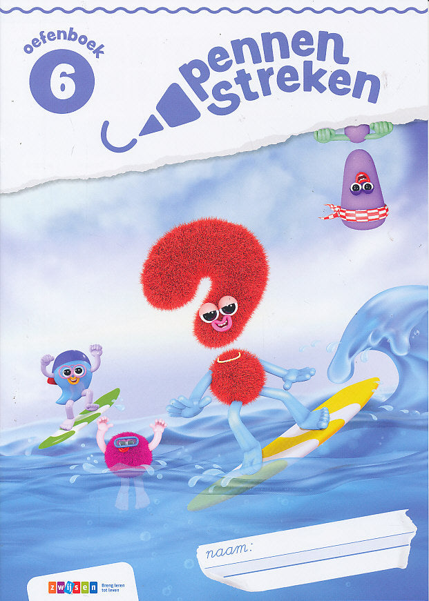 Pennenstreken versie 3 Oefenboek Blokletters 6 (per stuk)