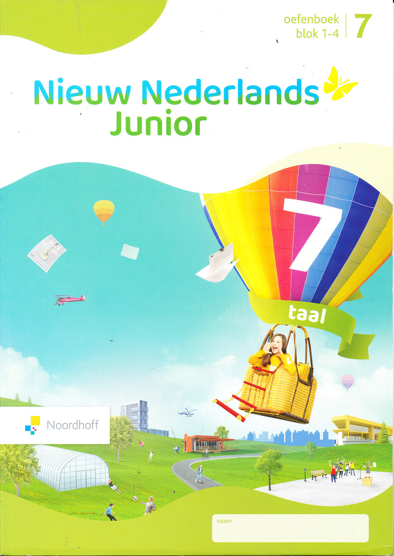 Nieuw Nederlands Junior Taal Oefenboek blok 1-4 groep 7 (per stuk)