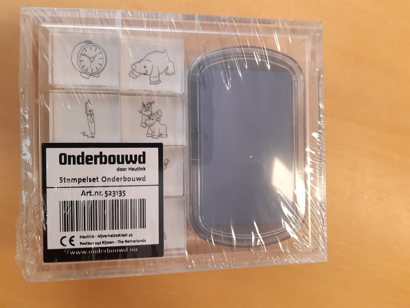 Onderbouwd stempelset leerkaartenbox Registratiekaarten
