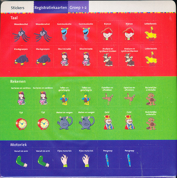 Onderbouwd Stickervellen