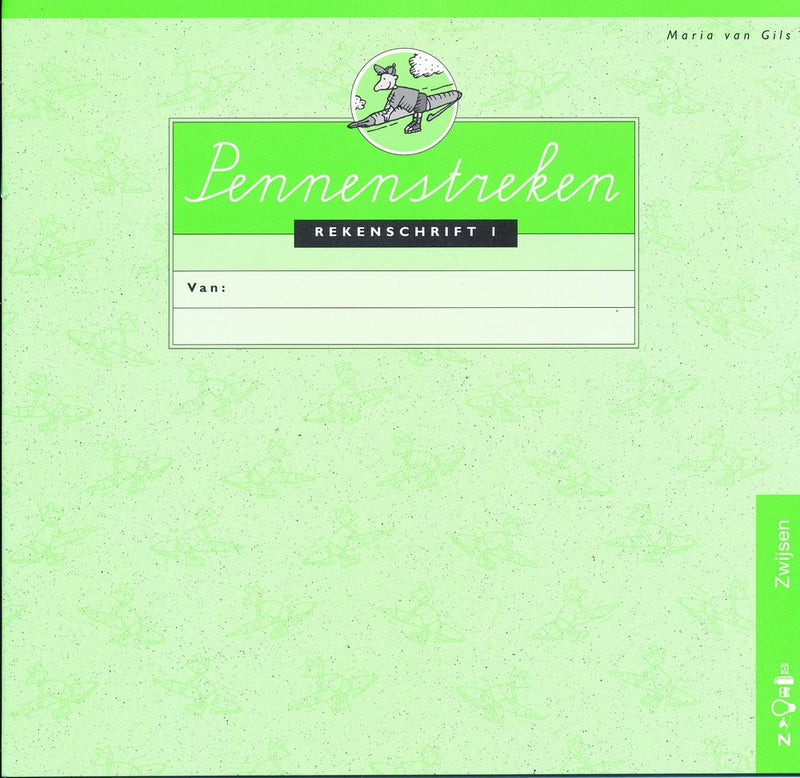 Pennenstreken Rekenschrift 1  (per pak 5 stuks)