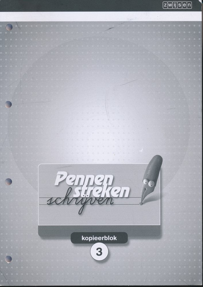 Pennenstreken versie 2 Kopieerblok groep 3 verbonden- en blokschrift