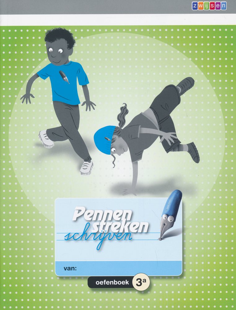 Pennenstreken versie 2 Oefenboek 3A verbonden schrift (per stuk)