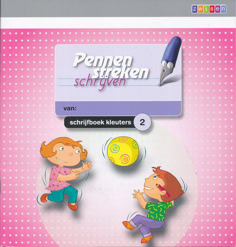 Pennenstreken versie 2 Schrijfboek Kleuters (per 5 stuks)