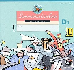 Pennenstreken versie 1 schrijfboekje D1 (per stuk)