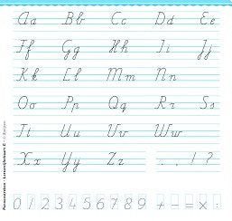Pennenstreken Letter/Cijferkaart C (per stuk)