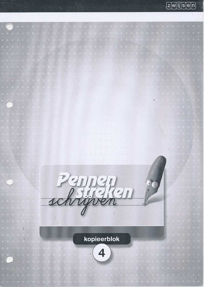 Pennenstreken versie 2 Kopieerblok groep 4 verbonden schrift