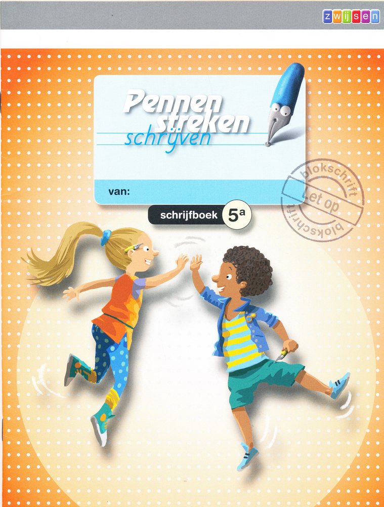 Pennenstreken versie 2 Schrijfboek 5A blokschrift (per 5 stuks)
