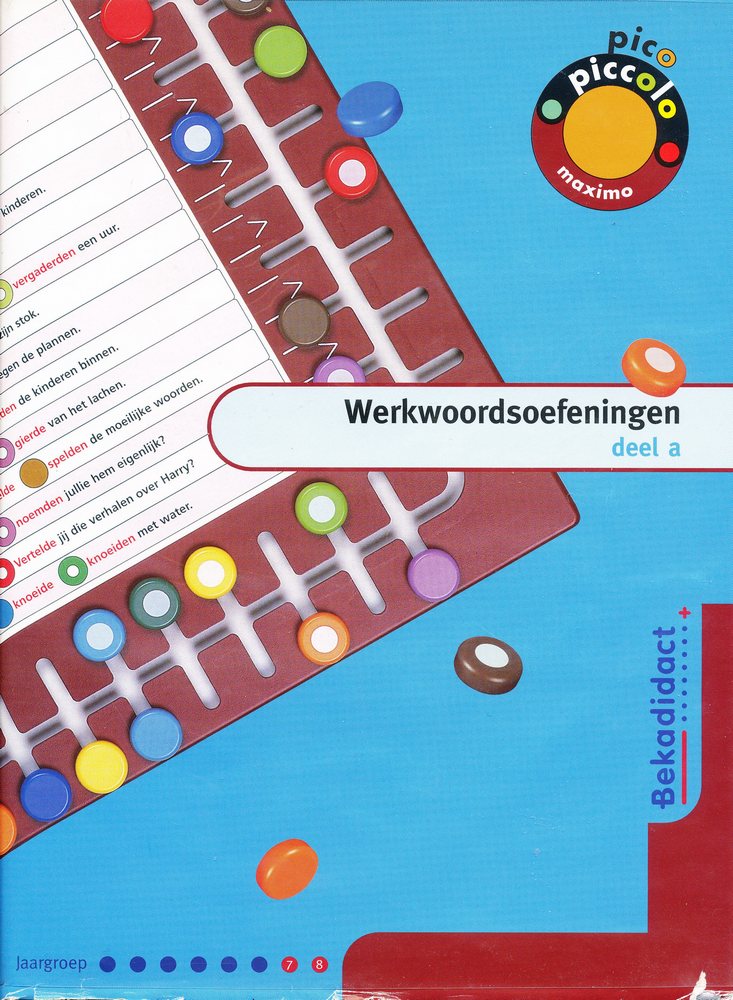 Pico Piccolo Maximo Werkwoordsoefeningen deel A (mapje) groep 7/8