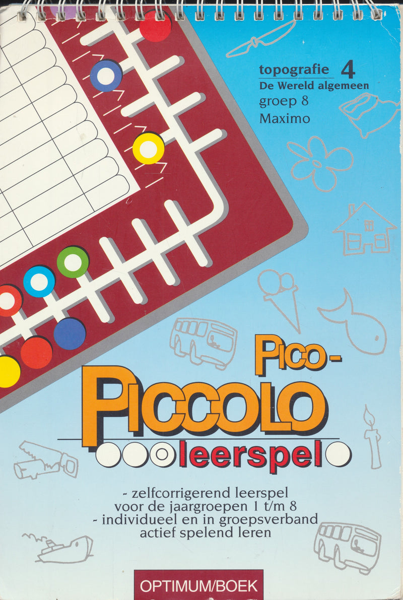 Pico Piccolo Maximo Topografie 4 De Wereld algemeen (boekvorm) groep 8