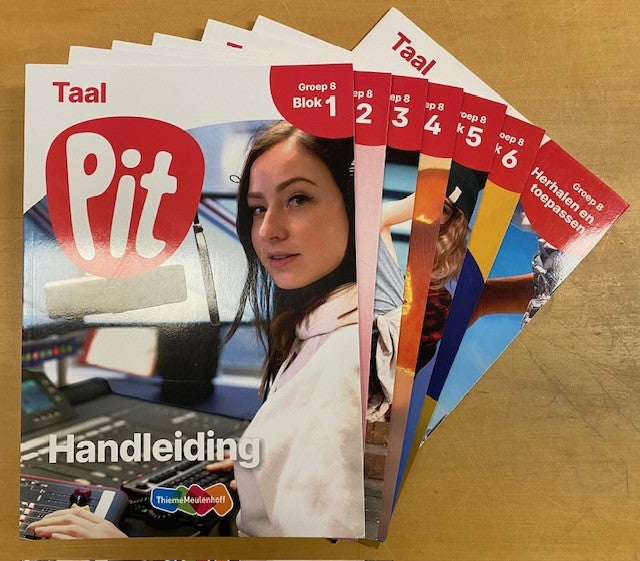 Pit Handleiding Taal set groep 8 (zie omschrijving)