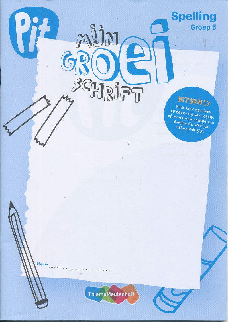 Pit Spelling Mijn groei schrift groep 5 (per stuk)