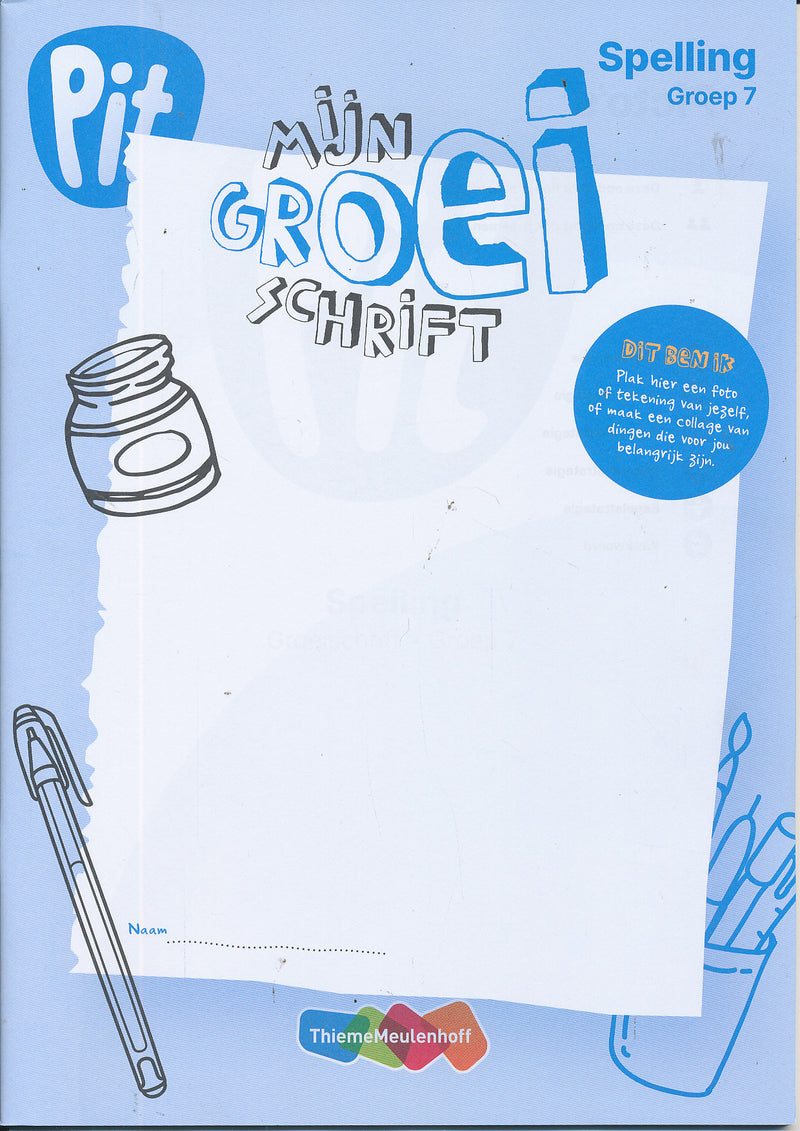 Pit Spelling Mijn groei schrift groep 7 (per stuk)