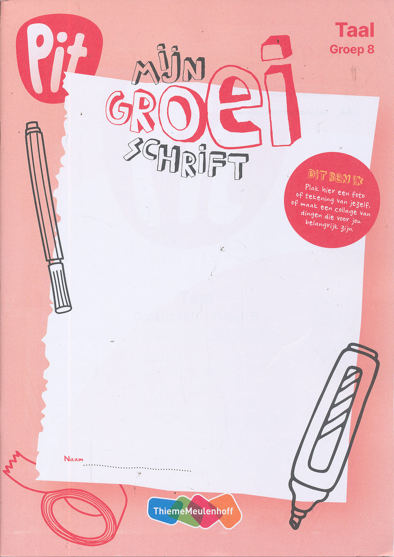 Pit Taal Mijn groei schrift groep 8 (per stuk)