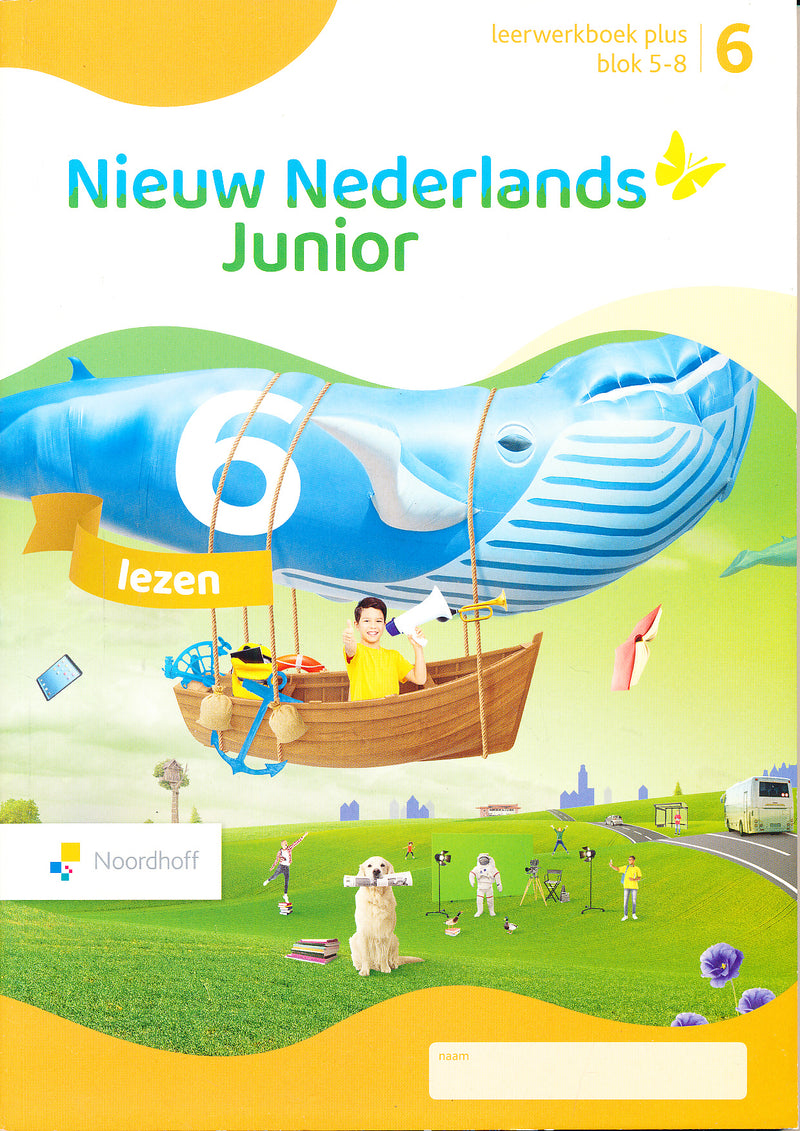 Nieuw Nederlands Junior Lezen Plus leerwerkboek blok 5-8 groep 6