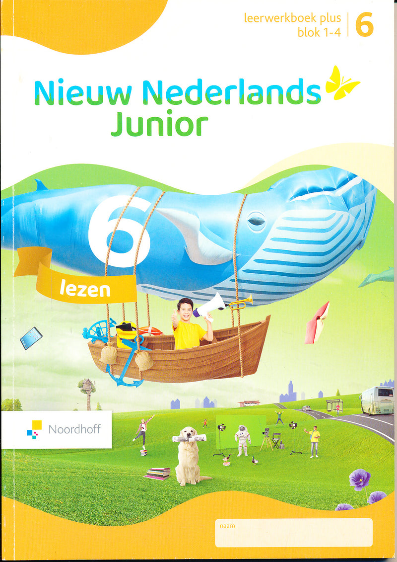 Nieuw Nederlands Junior Lezen Plus leerwerkboek blok 1-4 groep 6