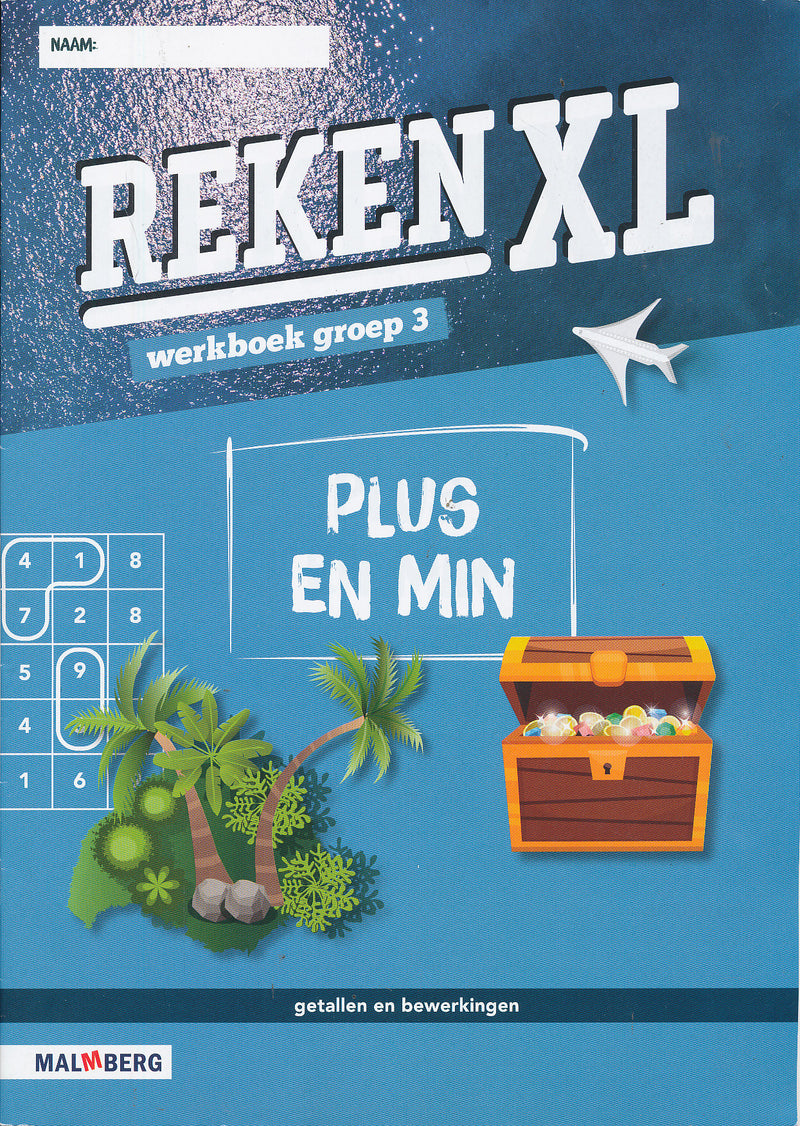 RekenXL Werkboek Plus en min groep 3 (per stuk)