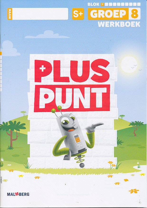 Pluspunt versie 4 Werkboek blok 1 groep 8 S+ (per stuk)