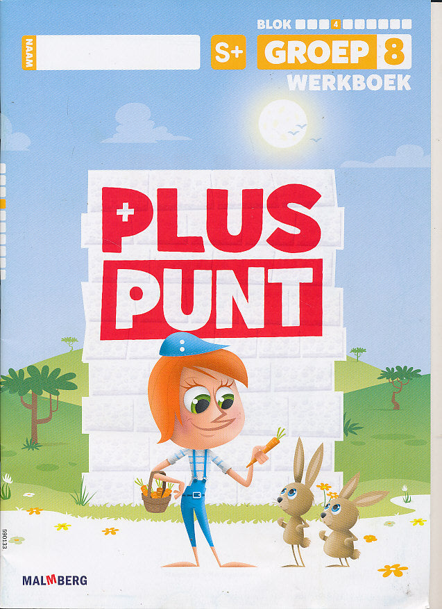 Pluspunt versie 4 Werkboek blok 4 groep 8 S+ (per stuk)
