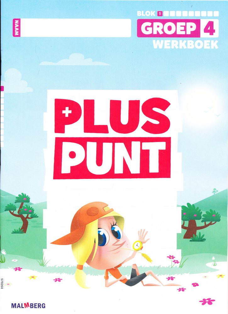 Pluspunt versie 4 Werkboek blok 1 groep 4 (per stuk)