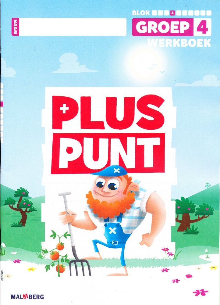 Pluspunt versie 4 Werkboek blok 4 groep 4 (per stuk)