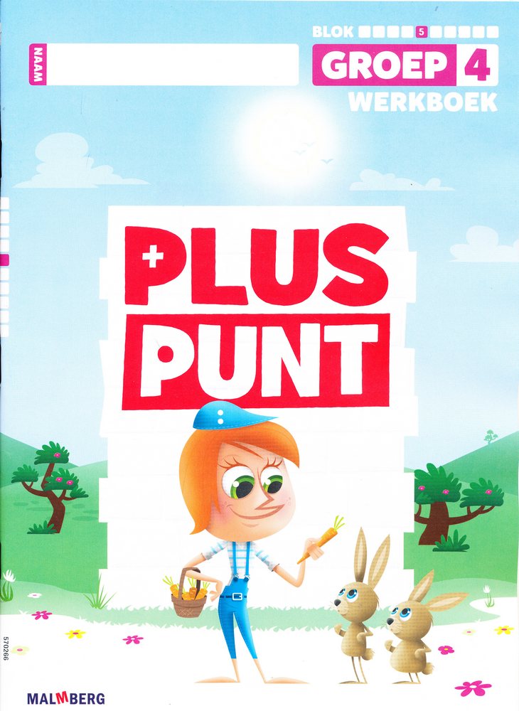 Pluspunt versie 4 Werkboek blok 5 groep 4 (per stuk)