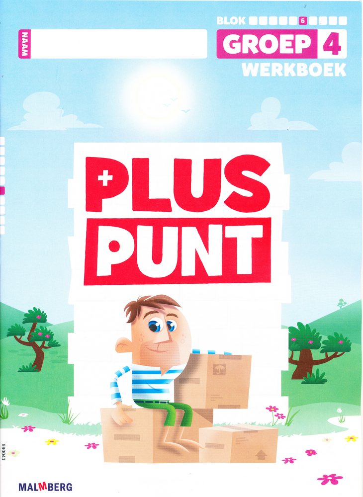Pluspunt versie 4 Werkboek blok 6 groep 4 (per stuk)