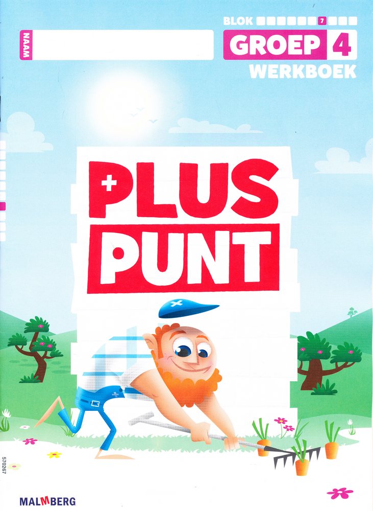 Pluspunt versie 4 Werkboek blok 7 groep 4 (per stuk)