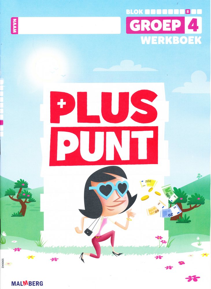 Pluspunt versie 4 Werkboek blok 8 groep 4 (per stuk)