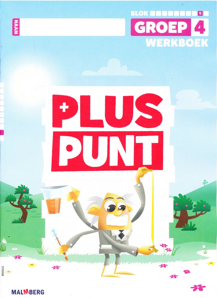 Pluspunt versie 4 Werkboek blok 9 groep 4 (per stuk)