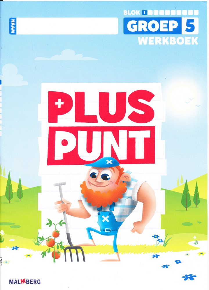 Pluspunt versie 4 werkboek blok 1 groep 5 (per stuk)
