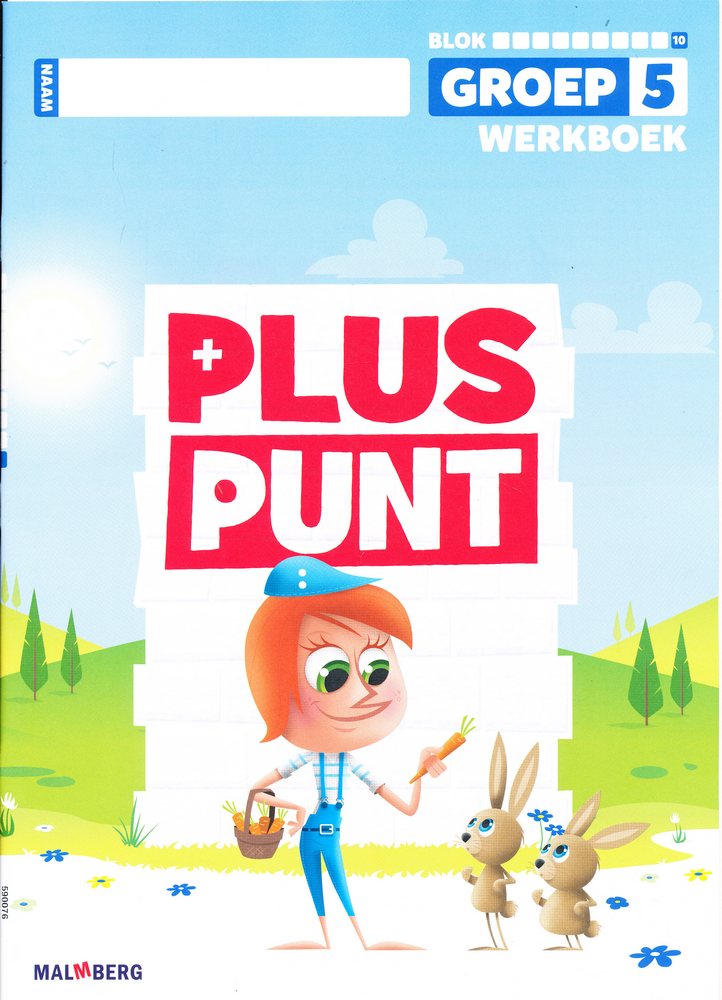 Pluspunt versie 4 werkboek blok 10 groep 5 (per stuk)