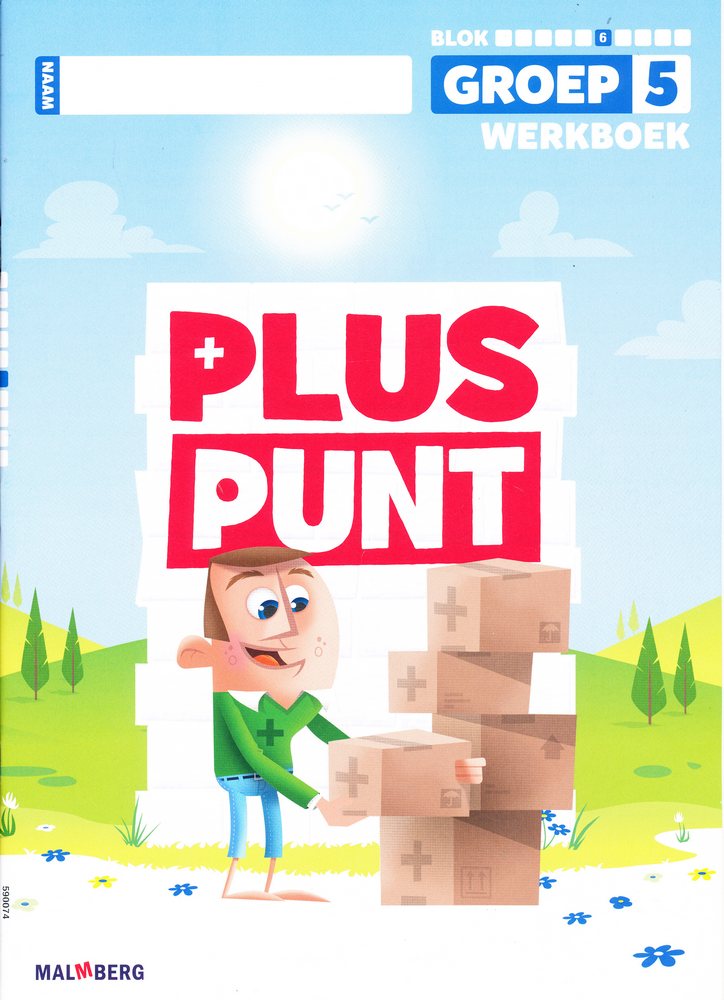 Pluspunt versie 4 Werkboek blok 6 groep 5 (per stuk)
