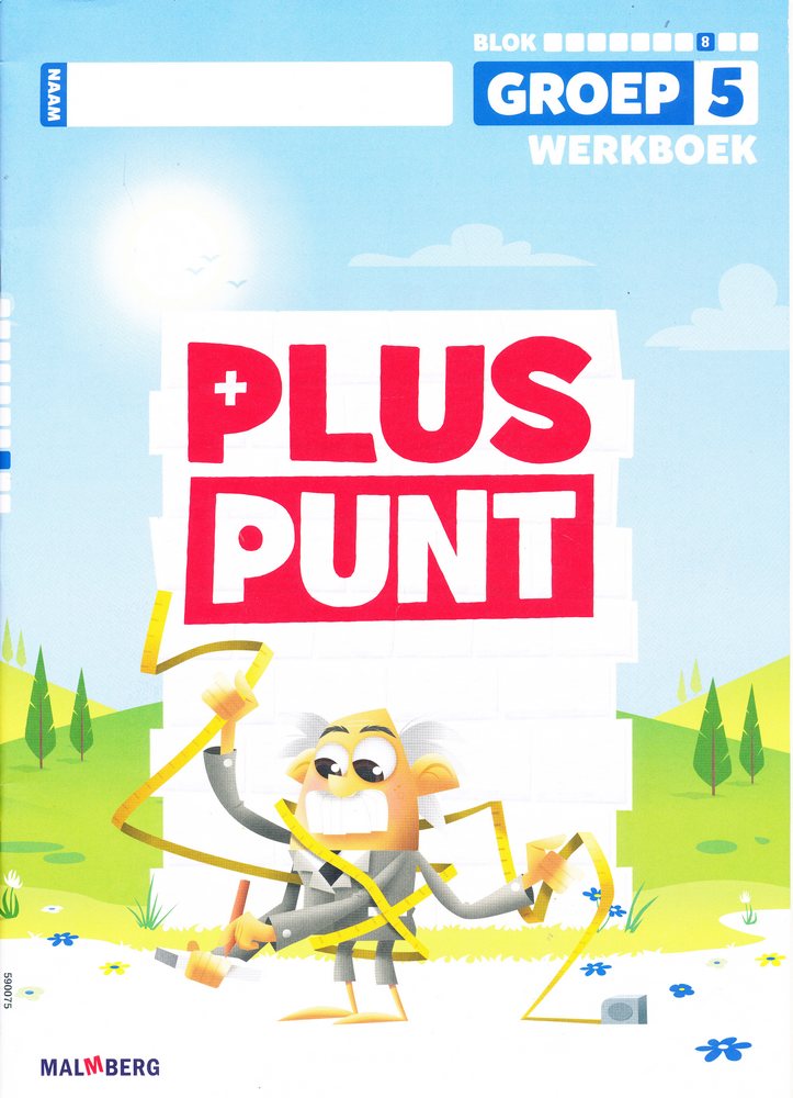 Pluspunt versie 4 werkboek blok 8 groep 5 (per stuk)