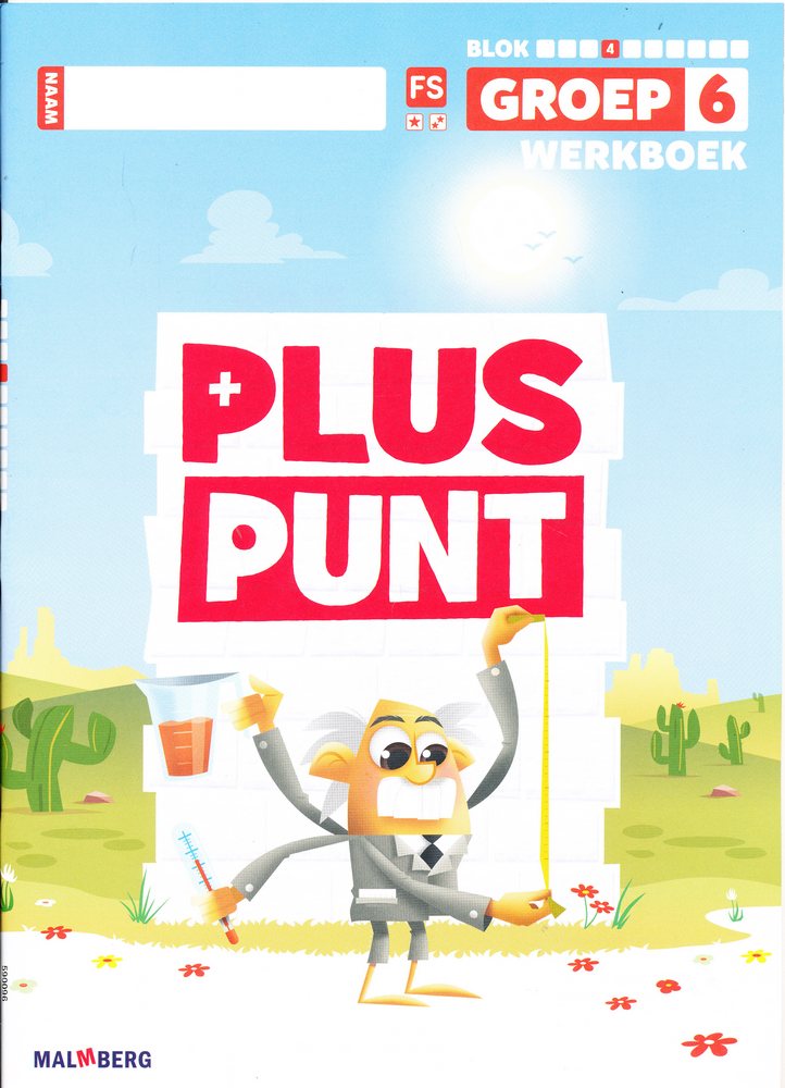 Pluspunt versie 4 Werkboek blok 4 groep 6 FS (per stuk)